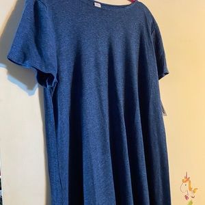 Blue tshirt dress